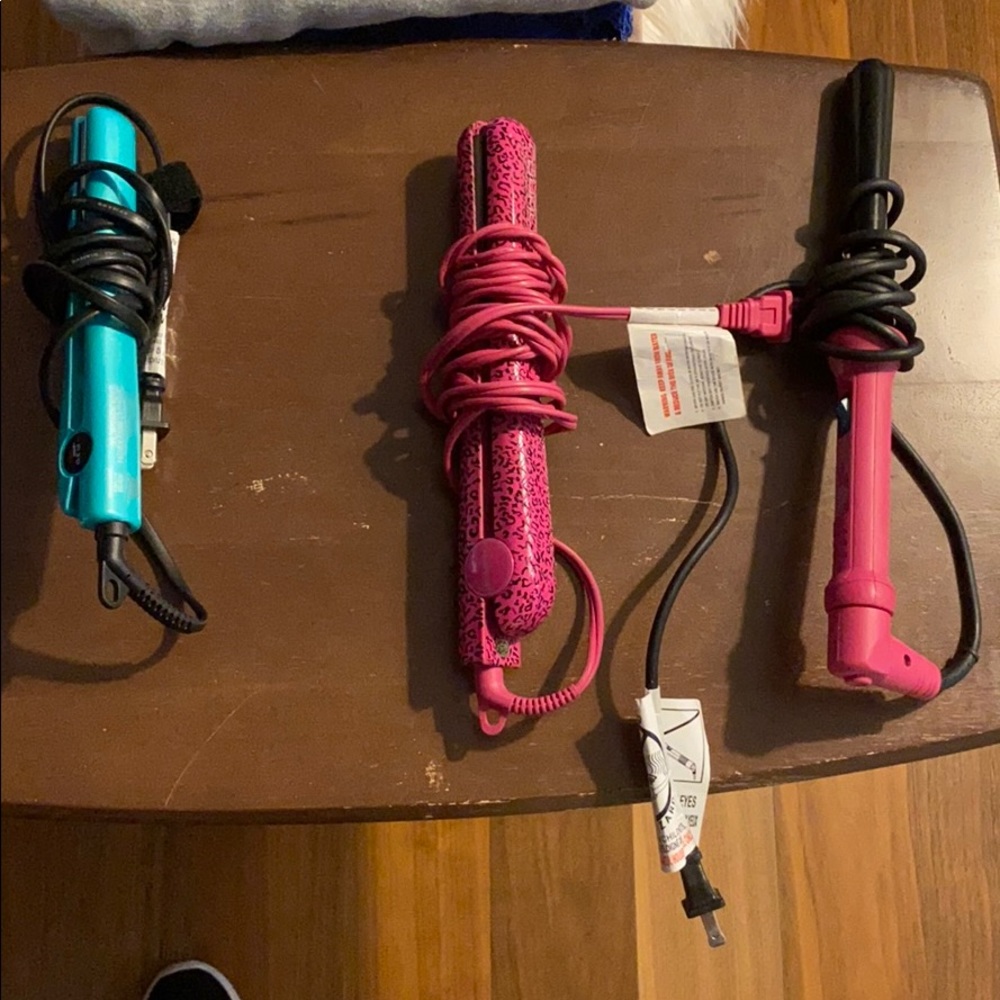 Mini straight iron, hair iron and wand